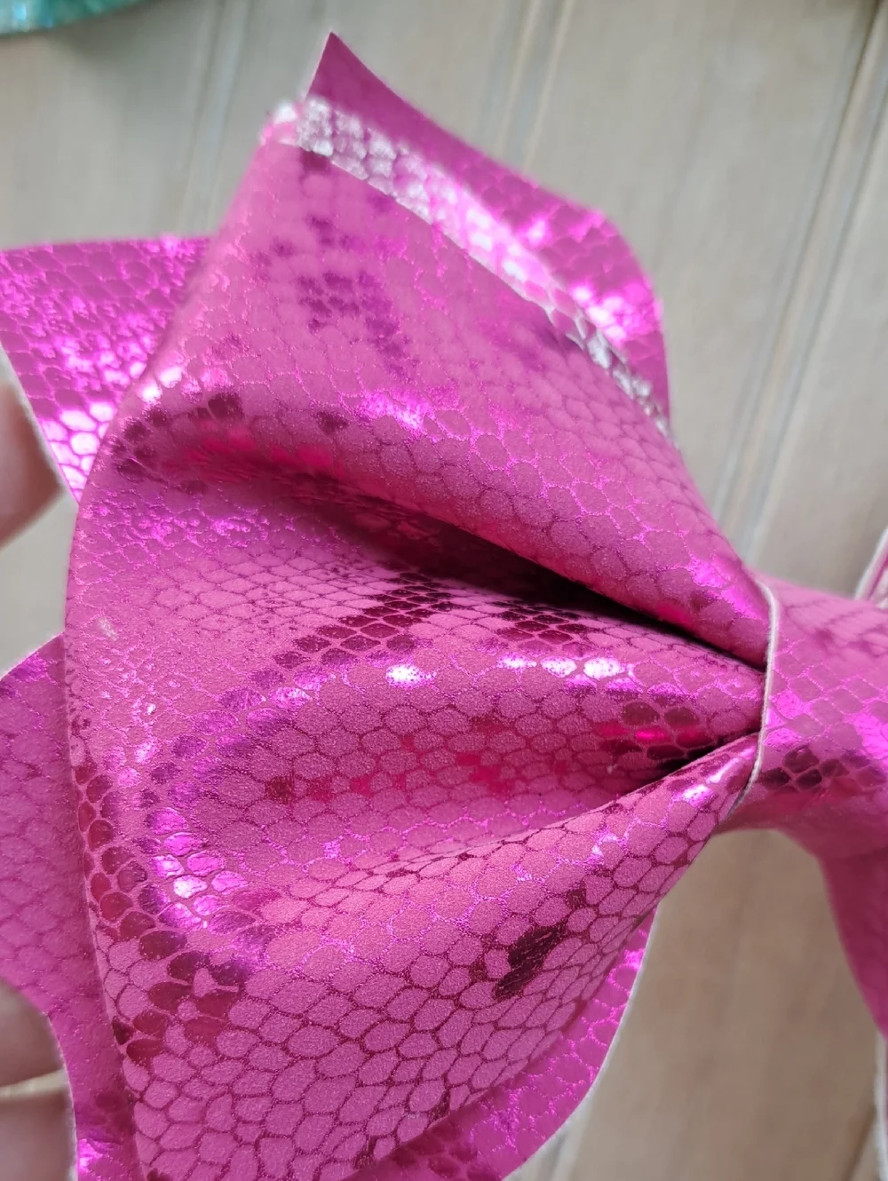 Girls Glitter Sparkle Hair Bow Clip Lot Aqua White Pink Oversized Bows Dressy